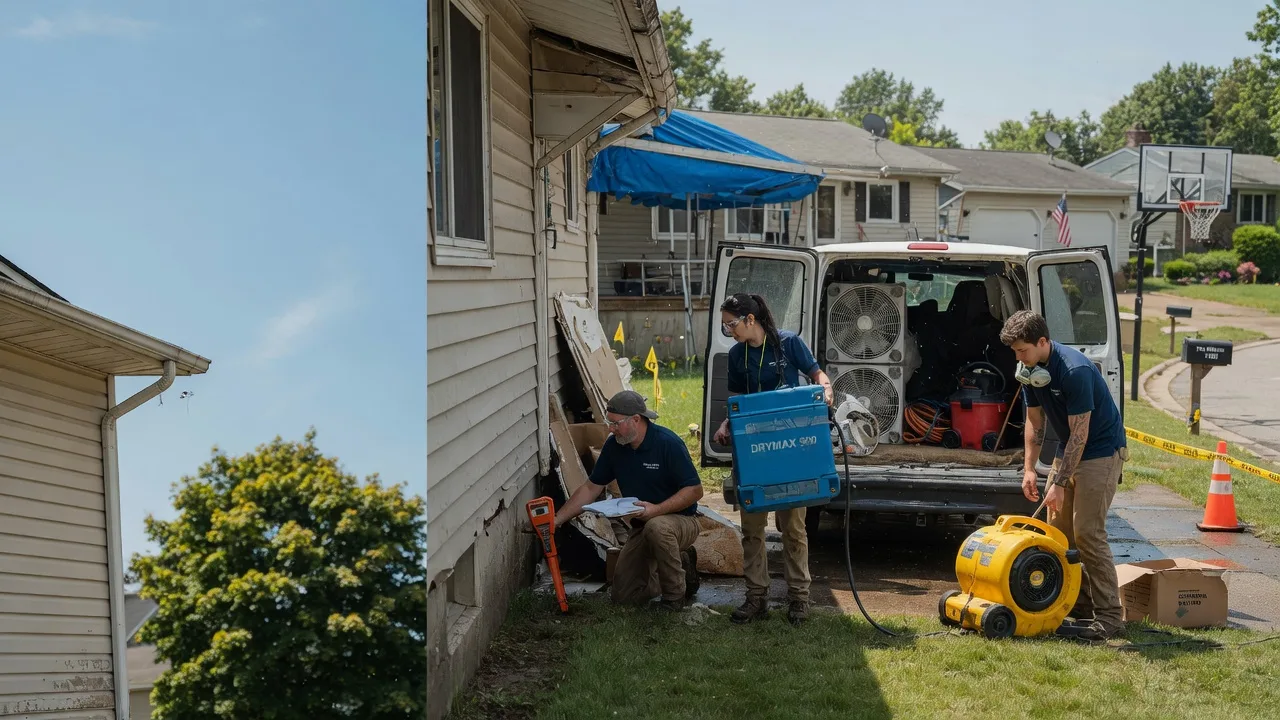Ceiling Leak Cleanup in Lannon, WI near me